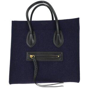 Celine Purple Felt Phantom Luggage Tote Bag F-LA-0144 117411
